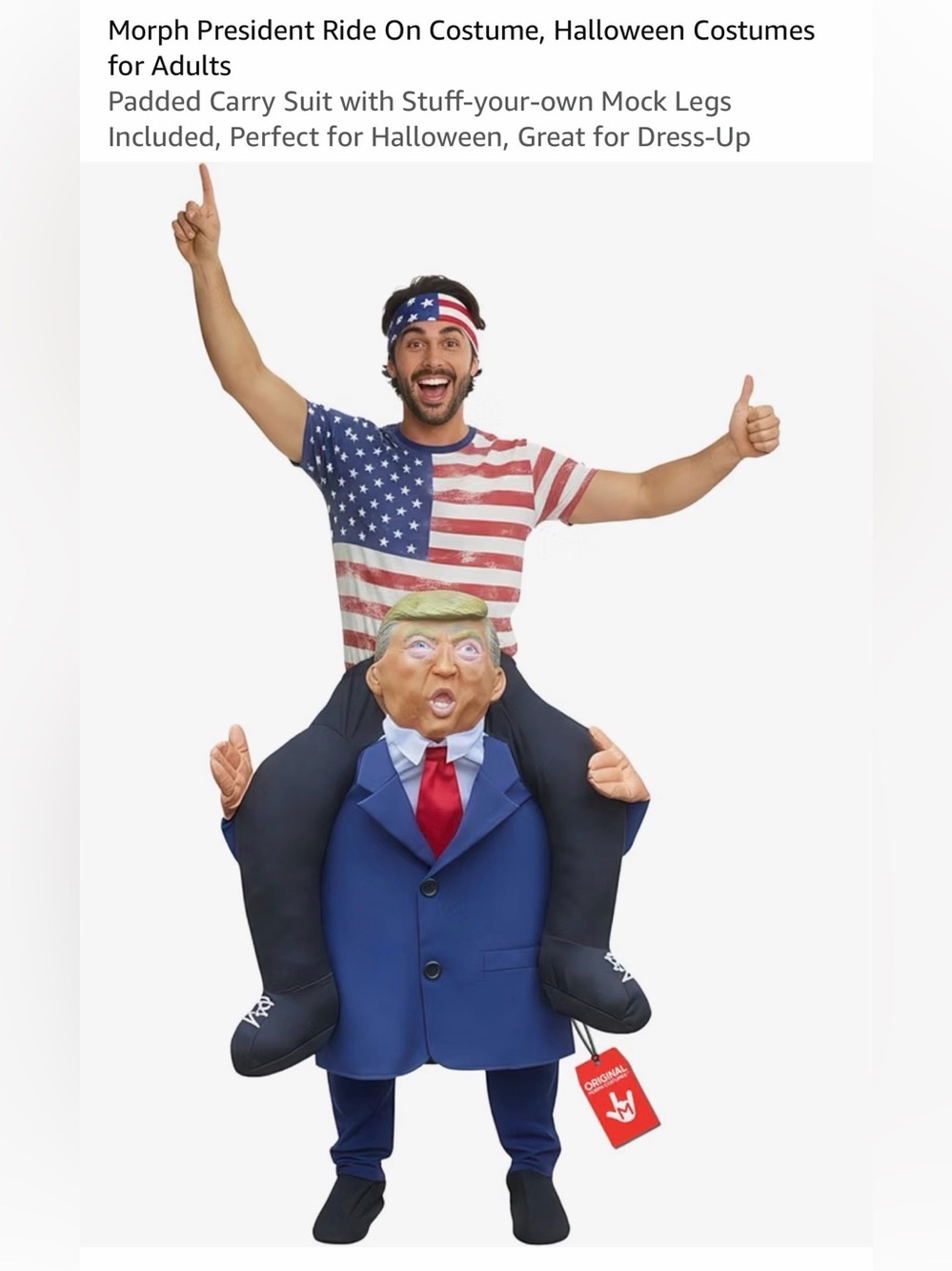 Trump Carry-On Ride Costume